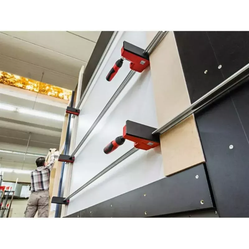 Bessey body clamp REVO KRE 1250/95 (model KRE125-2K) - regulowany pręt 1250 mm, głębokość gardzieli 95 mm