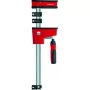 Bessey body clamp REVO KRE 1250/95 (model KRE125-2K) - regulowany pręt 1250 mm, głębokość gardzieli 95 mm