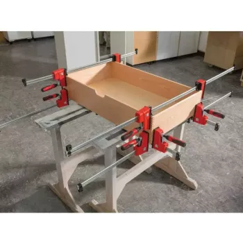 Zacisk śrubowy Bessey KREV150-2K, szerokość 300 mm, głębokość 200 mm, wysokość 300 mm, wielokolorowy