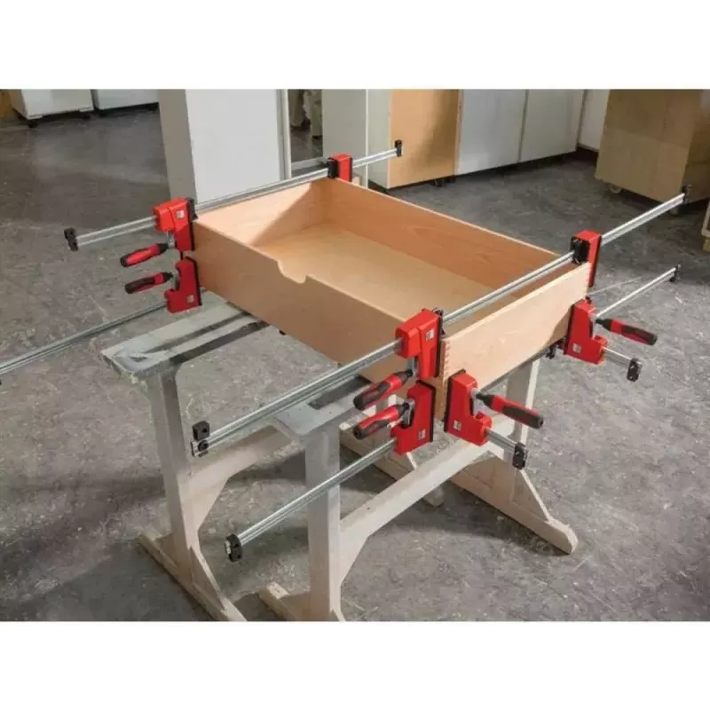 Zacisk śrubowy Bessey KREV150-2K, szerokość 300 mm, głębokość 200 mm, wysokość 300 mm, wielokolorowy