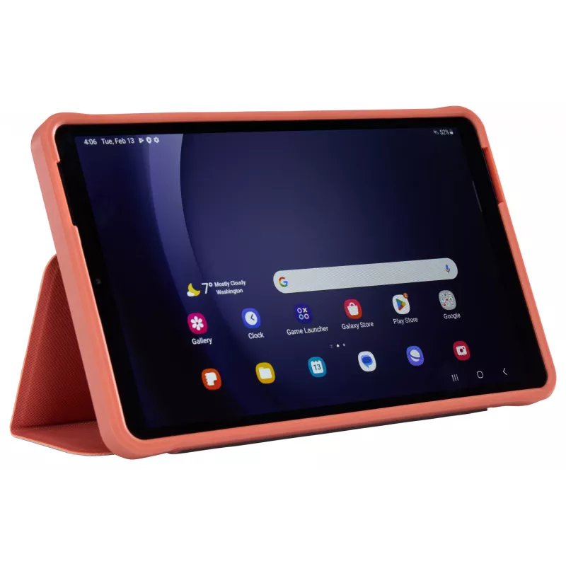 Case Logic SnapView CSGE2196 Czerwony Sienna, Pokrowiec, Samsung, Galaxy Tab A9 8.7 cala, 22,1 cm (8.7 cala), 200 g