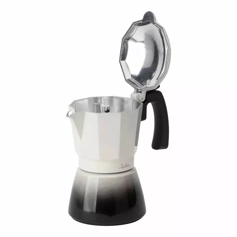 Moka pot Jata HCAF2412 0,7 L Czarny Biały 108 mm szerokości 1 szt.