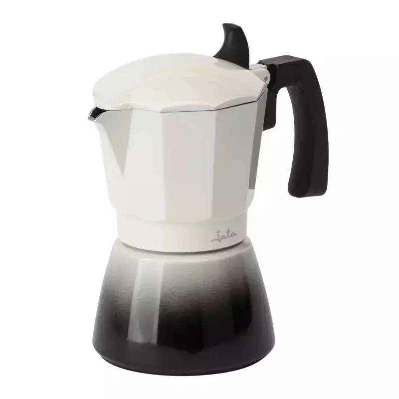 Moka pot Jata HCAF2412 0,7 L Czarny Biały 108 mm szerokości 1 szt.