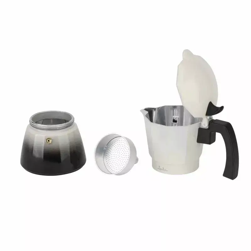 Moka pot Jata HCAF2412 0,7 L Czarny Biały 108 mm szerokości 1 szt.