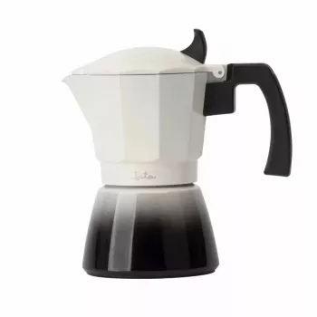 Moka pot Jata HCAF2412 0,7 L Czarny Biały 108 mm szerokości 1 szt.