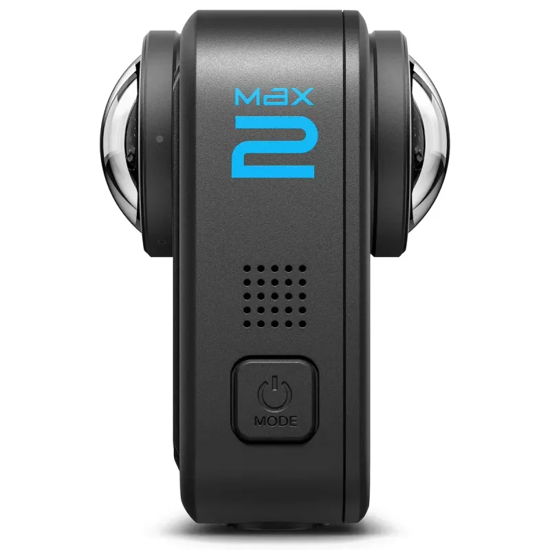 Kamera akcji GoPro MAX 2 – 29,5 MP, wideo 8K Ultra HD przy 100 kl./s, GPS, Wi‑Fi, wbudowany wyświetlacz LCD