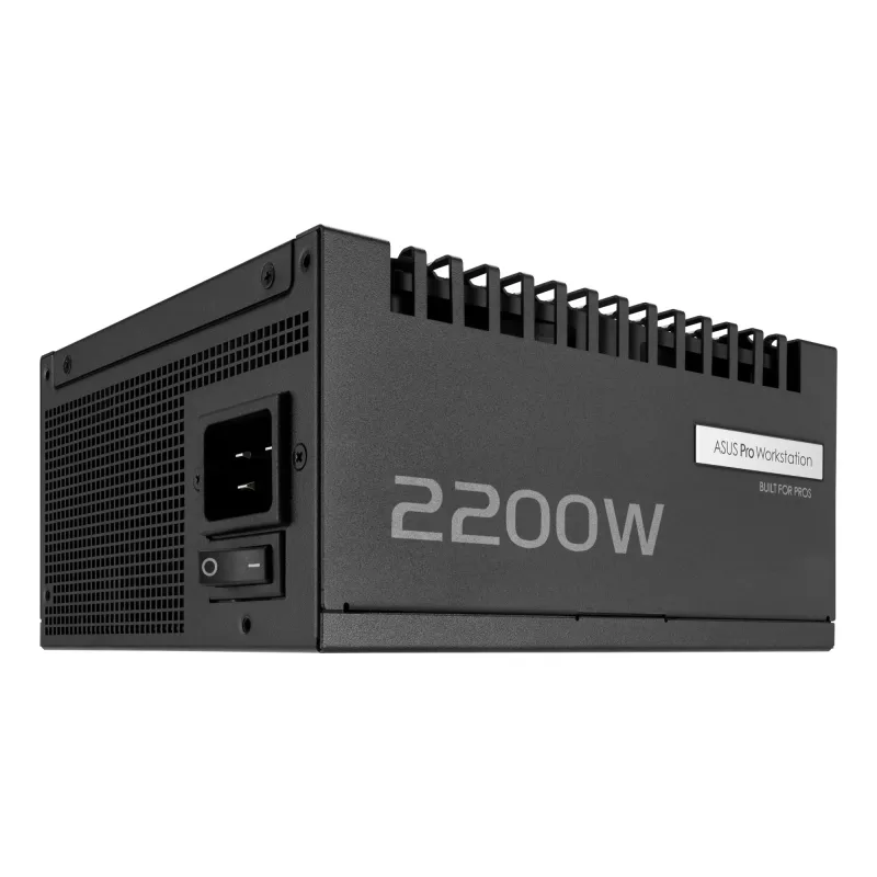 ASUS Pro WS 2200W Platinum zasilacz 20+4 pin ATX ATX Czarny