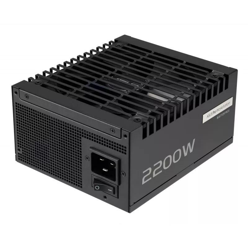 ASUS Pro WS 2200W Platinum zasilacz 20+4 pin ATX ATX Czarny
