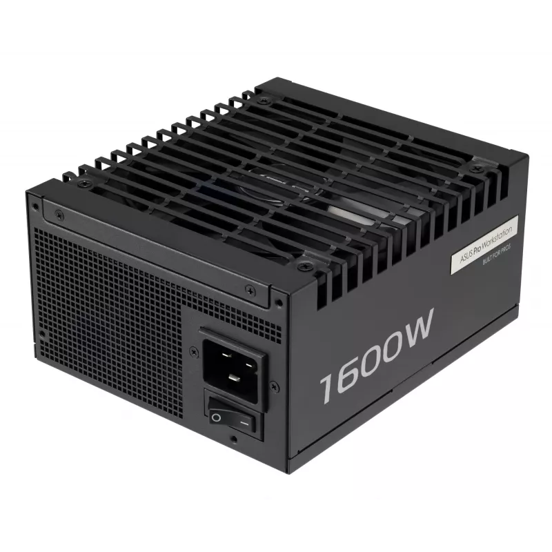 ASUS Pro WS 1600W Platinum zasilacz 20+4 pin ATX ATX Czarny