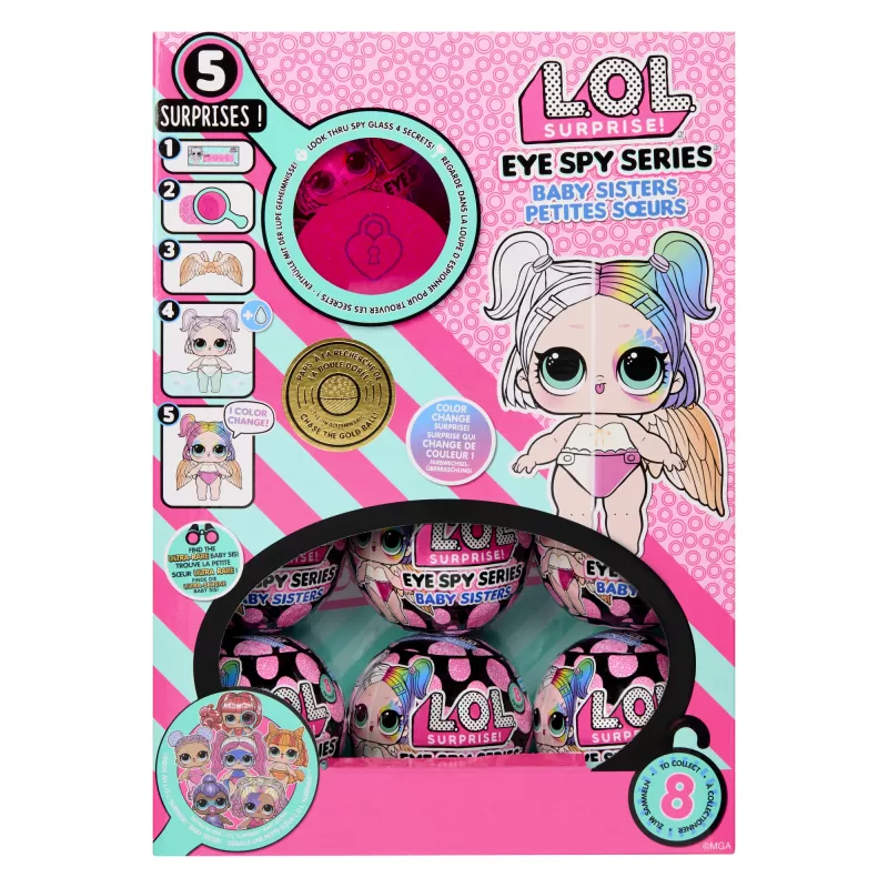 L.O.L. Surprise L.O.L. Surprise Eye Spy Baby Sisters Asst w PDQ