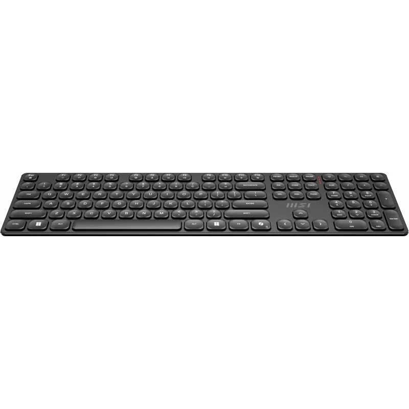 MSI FORGE K210 WIRELESS COMBO klawiatura W zestawie mysz Dom/Biuro USB QWERTY US English Czarny