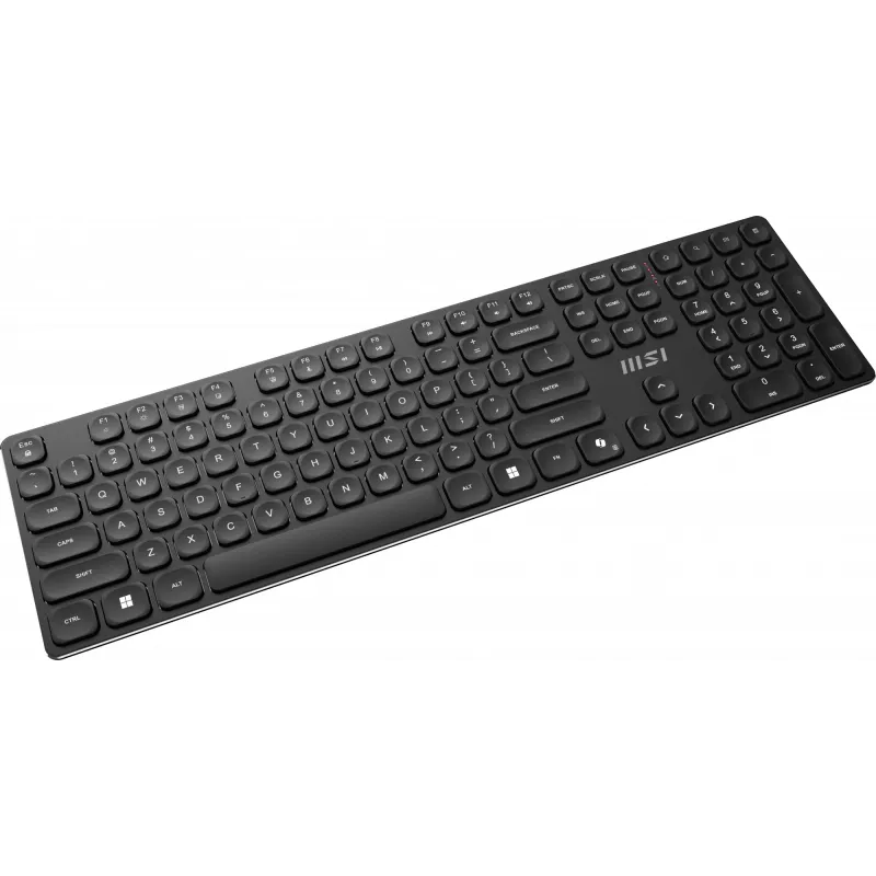 MSI FORGE K210 WIRELESS COMBO klawiatura W zestawie mysz Dom/Biuro USB QWERTY US English Czarny