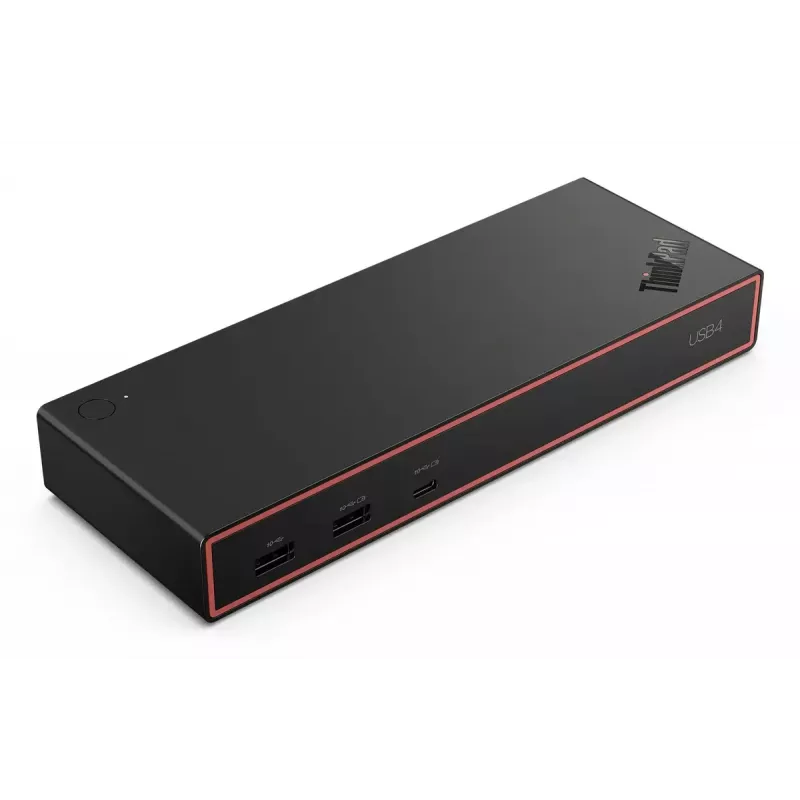 Stacja dokująca Lenovo ThinkPad USB4 Dock 5000 — Przewodowa, Thunderbolt 4, 65 W PD, 3840×2160, HDMI, 4× USB-A, Gigabit Ethernet, Czarny