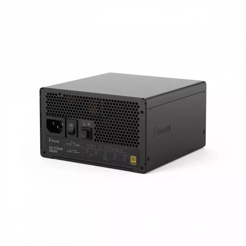 Zasilacz fractal design FDE Ion 3 GOLD 850W 80+ Gold, czarny