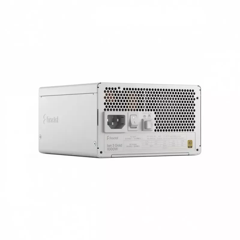 Zasilacz fractal design FDE Ion 3 GOLD 1000W 80+ GOLD biały — 1000 W, sprawność 80+ Gold, ATX