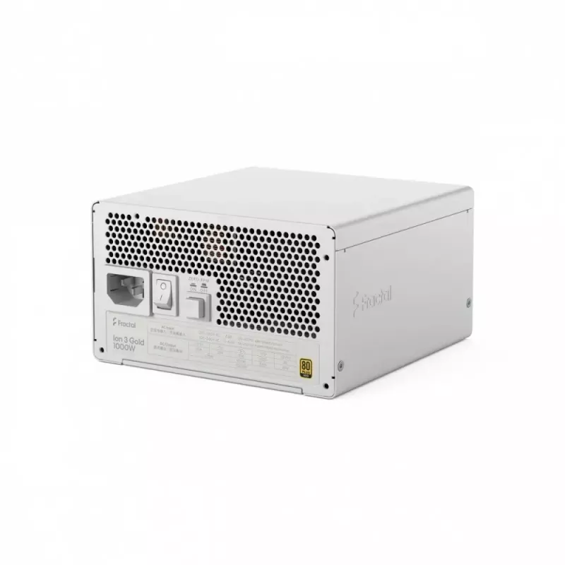 Zasilacz fractal design FDE Ion 3 GOLD 1000W 80+ GOLD biały — 1000 W, sprawność 80+ Gold, ATX