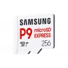 Karta pamięci microSDXC Samsung P9 Express 256 GB — UHS-I, odczyt 800 MB/s, V30, U1, wytrzymała