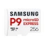 Karta pamięci microSDXC Samsung P9 Express 256 GB — UHS-I, odczyt 800 MB/s, V30, U1, wytrzymała
