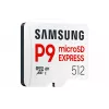Karta pamięci microSDXC Samsung P9 Express 512 GB, UHS-I, Odczyt 800 MB/s, V30, U1, biała