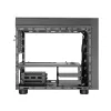Obudowa komputerowa CHIEFTEC CI-03B-OP Cube Czarna — format Cube, obsługuje Micro ATX/Mini-ITX, 2x3,5 cala + 2x2,5 cala, 1x200 mm wentylator przedni