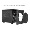 Obudowa komputerowa CHIEFTEC CI-03B-OP Cube Czarna — format Cube, obsługuje Micro ATX/Mini-ITX, 2x3,5 cala + 2x2,5 cala, 1x200 mm wentylator przedni
