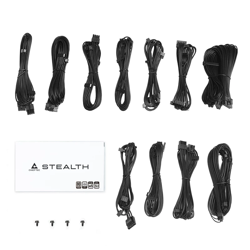 Zasilacz CHIEFTEC Stealth Vega M Series SPX-1200-FC 1200W 24-pin ATX 80 PLUS Platinum czarny wentylator 135 mm
