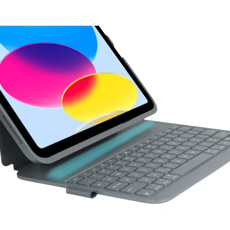 DEQSTER cienki PRO Klawiatura do iPada 10,9 cala / 11 cali QWERTZ niemiecka mechaniczna bezprzewodowa