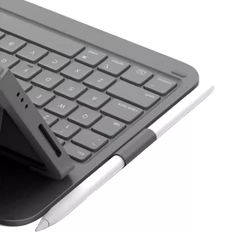 DEQSTER cienki PRO Klawiatura do iPada 10,9 cala / 11 cali QWERTZ niemiecka mechaniczna bezprzewodowa