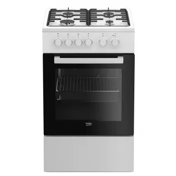 Beko FSS52020DW Kuchenka wolnostojąca Elektryczna Gazowa Biała