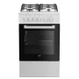 Beko FSS52020DW Kuchenka wolnostojąca Elektryczna Gazowa Biała