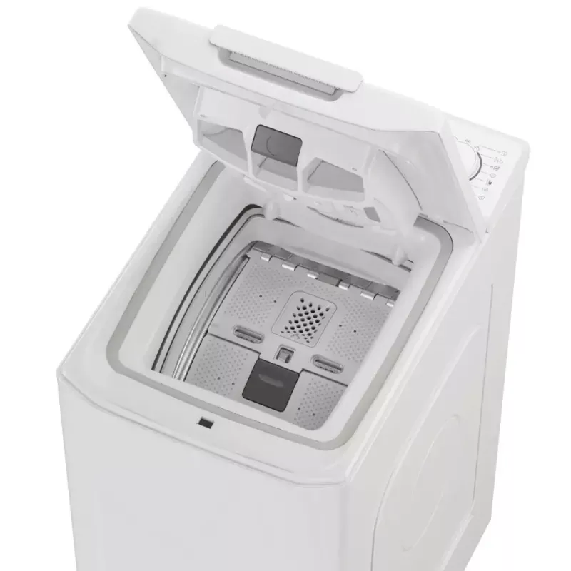 Pralka ładowana od góry CANDY TCA283D2-S, 8 kg, 1200 obr./min, 410×600×860 mm, biała