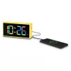 Cyfrowy budzik Hama Ibiza żółty LCD bateryjny USB