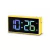Cyfrowy budzik Hama Ibiza żółty LCD bateryjny USB