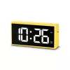 Cyfrowy budzik Hama Ibiza żółty LCD bateryjny USB
