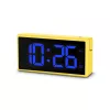 Cyfrowy budzik Hama Ibiza żółty LCD bateryjny USB