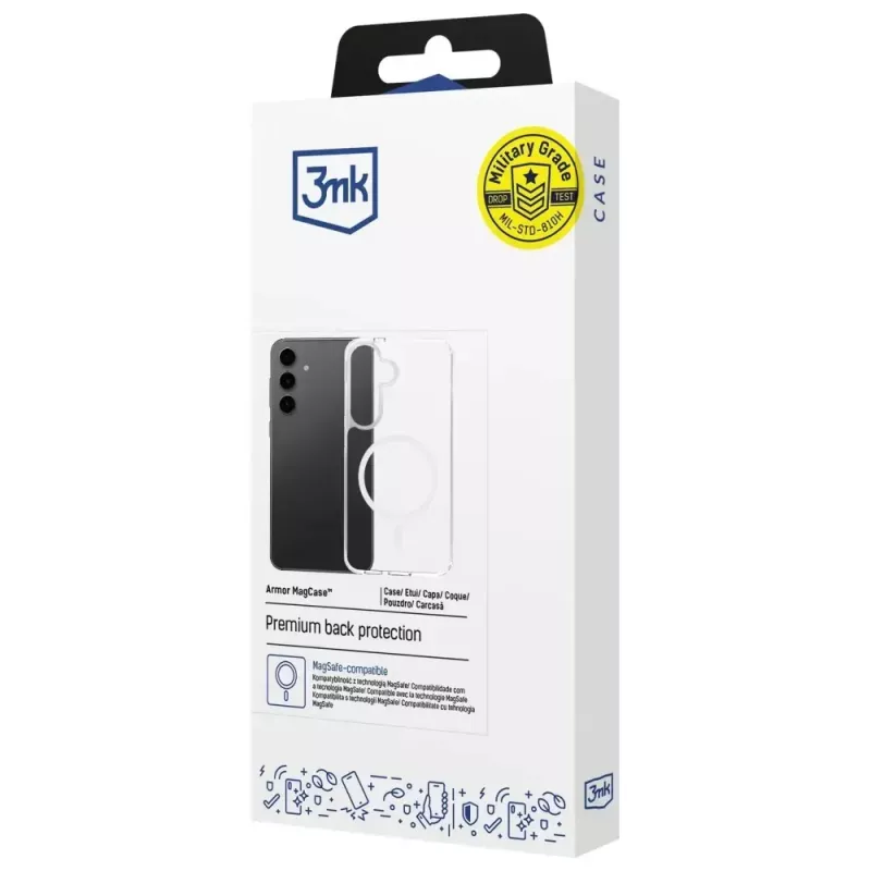 Etui ochronne 3MK Armor MagCase do Samsung Galaxy S24 FE — wytrzymała, smukła konstrukcja