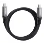 Przewód USB C do USB C ADATA CACCU3-100W-100AN-BK — USB 3.2 Gen 2 (10 Gbit/s), 1 m, czarny