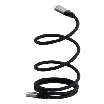 Przewód USB C do USB C ADATA CACCU3-100W-100AN-BK — USB 3.2 Gen 2 (10 Gbit/s), 1 m, czarny