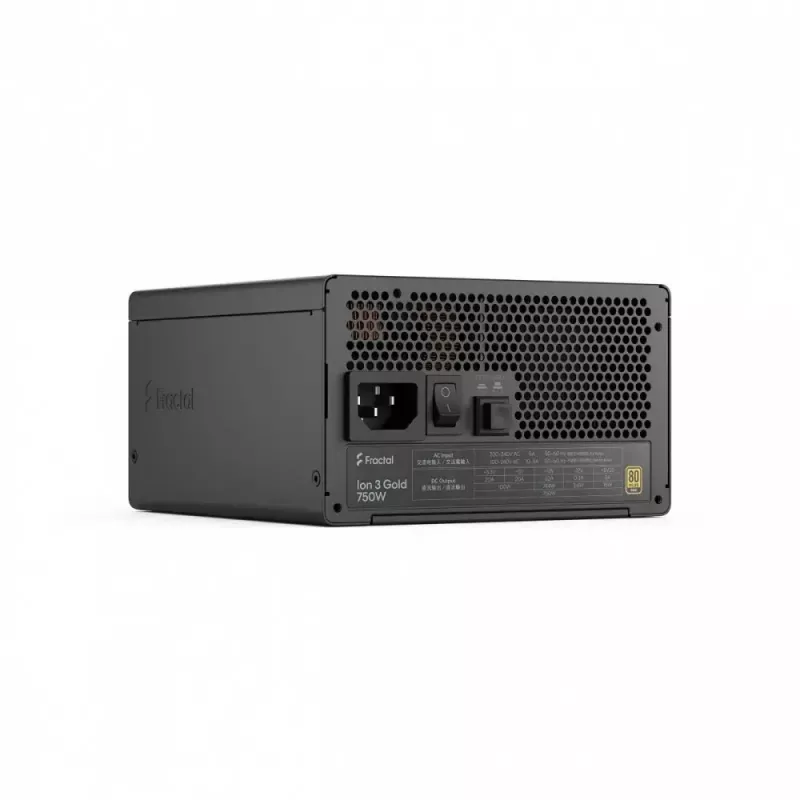 Zasilacz fractal design FDE Ion 3 GOLD 750W 80+ GOLD Czarny, modułowy ATX, moc 750 W