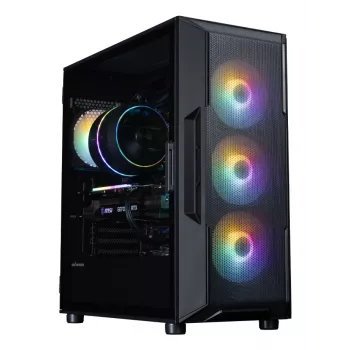 ZALMAN Obudowa midi tower do PC I3 NEO V2, czarna, 4 wentylatory RGB, obsługa ATX/microATX