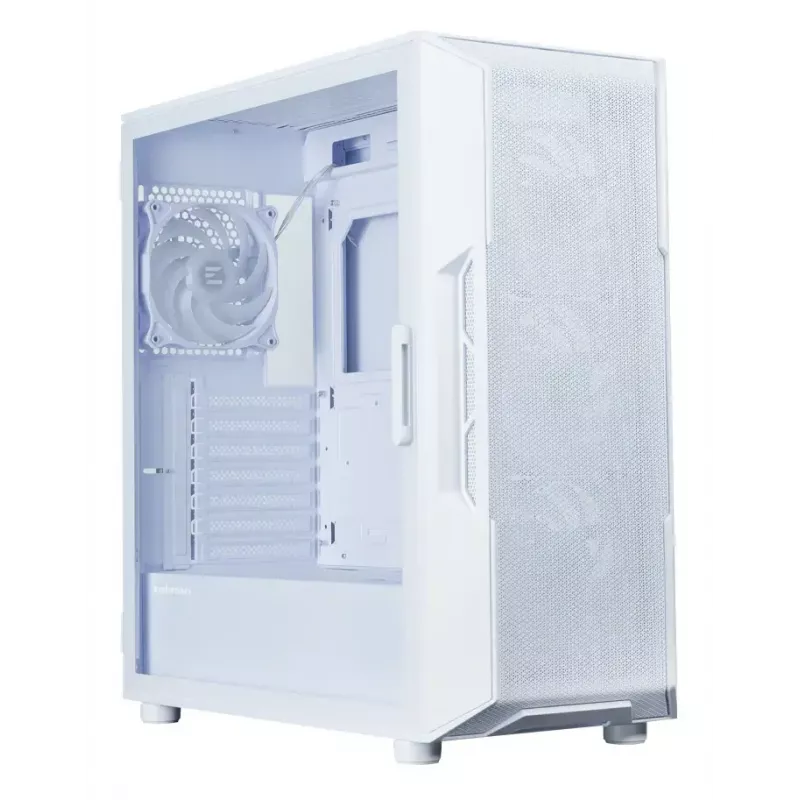 Obudowa komputerowa Zalman I3 NEO V2 biały Midi Tower, ATX/Mini-ITX, szkło hartowane, 3 wentylatory przednie 120 mm, USB 3.2 Gen1