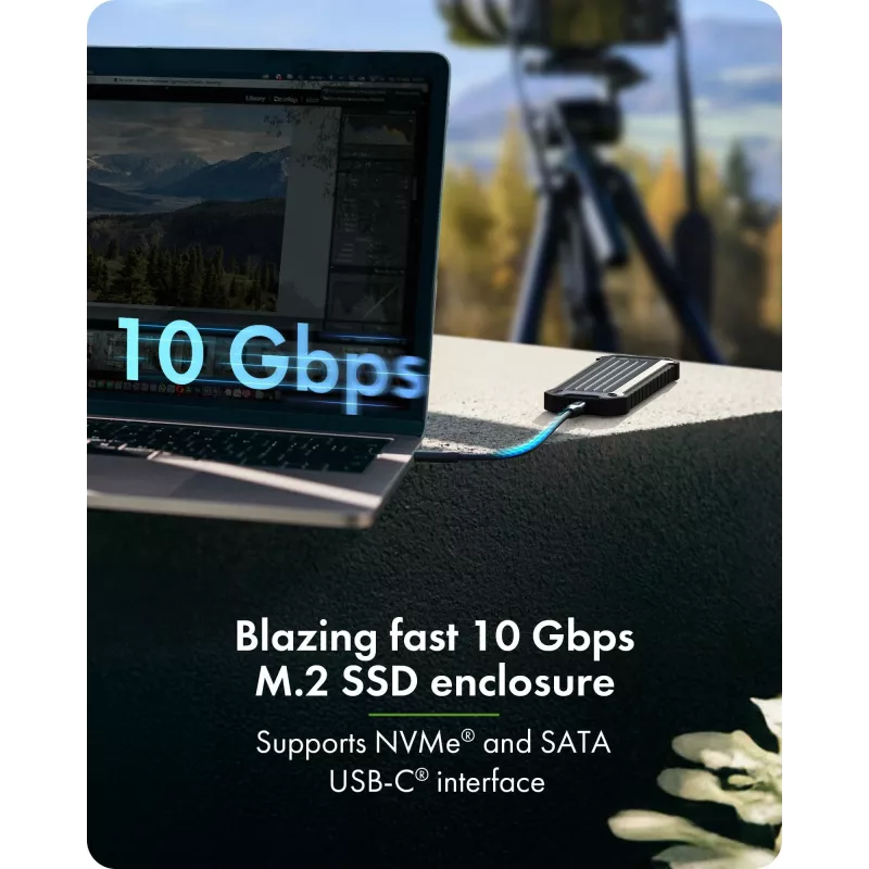 Akcesorium: icybox IB-1827MCP-C31 M.2 NVMe i SATA adapter z dwiema zatokami