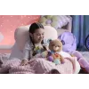 Interaktywna maskotka pluszowa Cobi Thready Bear — zabawka aktywowana ruchem z dźwiękiem i czujnikami