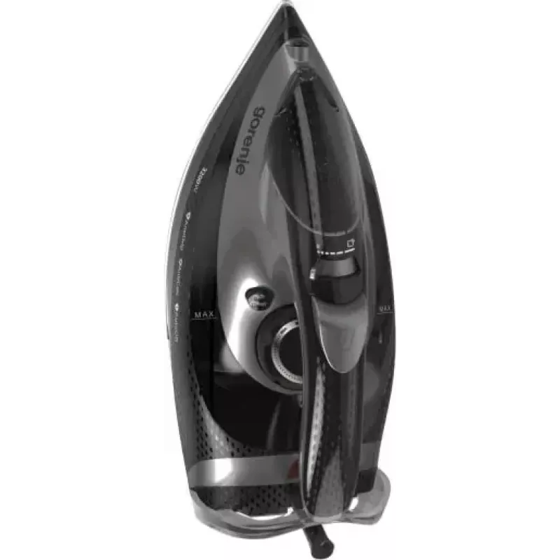 Żelazko parowe Gorenje SIH3200BKS — 3200 W, stopa ceramiczna, zbiornik 0,42 L, uderzenie pary 250 g/min, para pionowa
