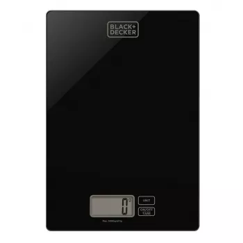 Elektroniczna waga kuchenna Czarny & Decker ES9900040B, szkło hartowane, pojemność 5 kg, dokładność 1 g