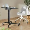 Mobilne biurko pod laptopa MACLEAN MC-453B z pneumatyczną regulacją wysokości, maks. wysokość 109 cm, udźwig 8 kg