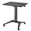 Mobilne biurko pod laptopa MACLEAN MC-453B z pneumatyczną regulacją wysokości, maks. wysokość 109 cm, udźwig 8 kg