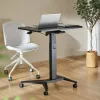 Mobilne biurko pod laptopa MACLEAN MC-453B z pneumatyczną regulacją wysokości, maks. wysokość 109 cm, udźwig 8 kg