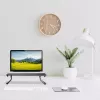 Stojak pod laptop i monitor MACLEAN MC-948 do ekranów 13–32 cale, regulowana wysokość i kąt, czarny, 370×235×100 mm, udźwig 20 kg