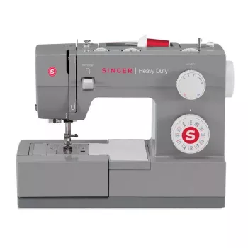 Automatyczna maszyna do szycia SINGER Heavy Duty 4432 — 32 wzory ściegów, 1100 obr./min, szerokość ściegu 6 mm, wolne ramię, 120 V